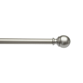 Amazon Basics curtain rod shown on sliding door and window setups for versatile use.