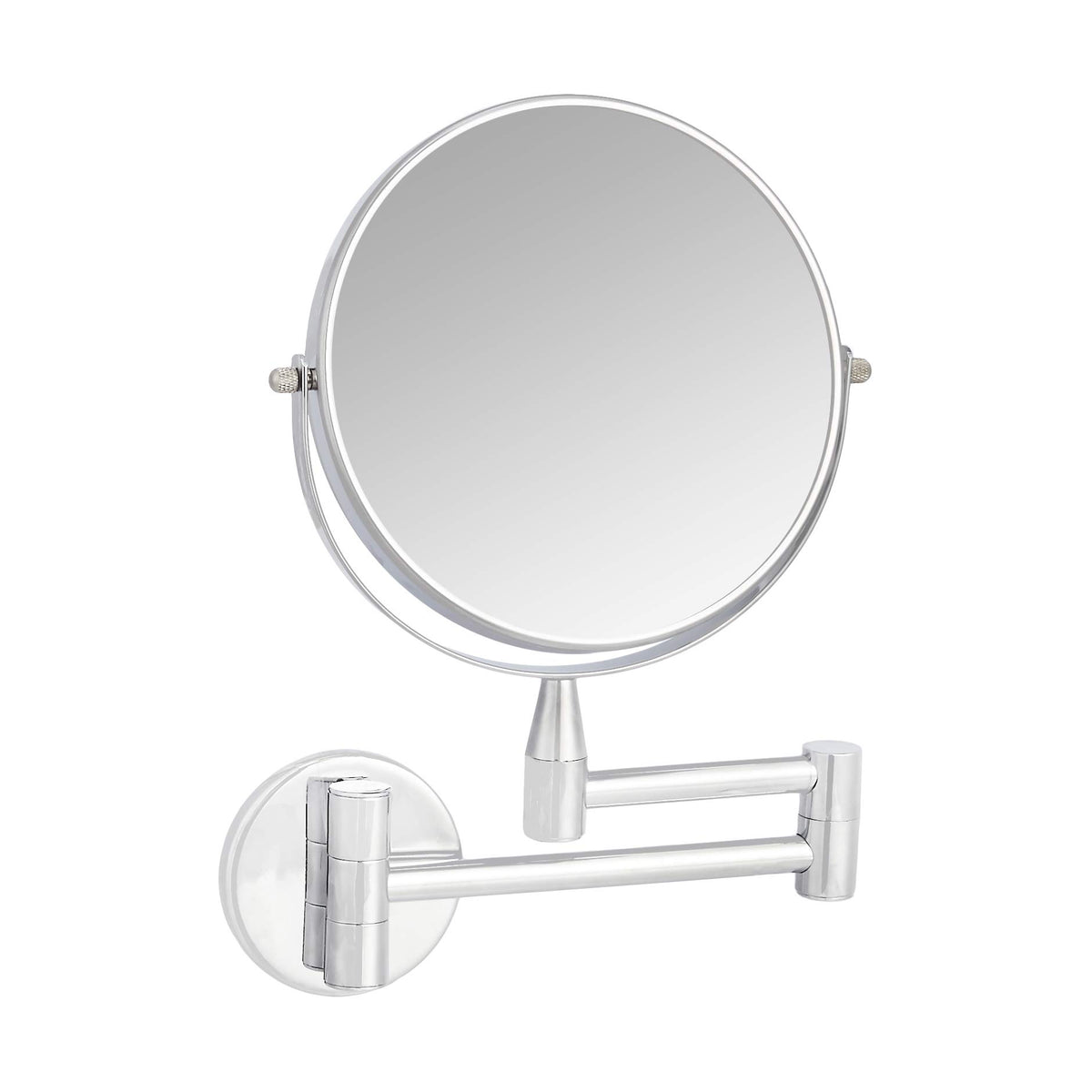 Amazon Basics double-sided vanity mirror with 1x and 5x magnification for detailed makeup.