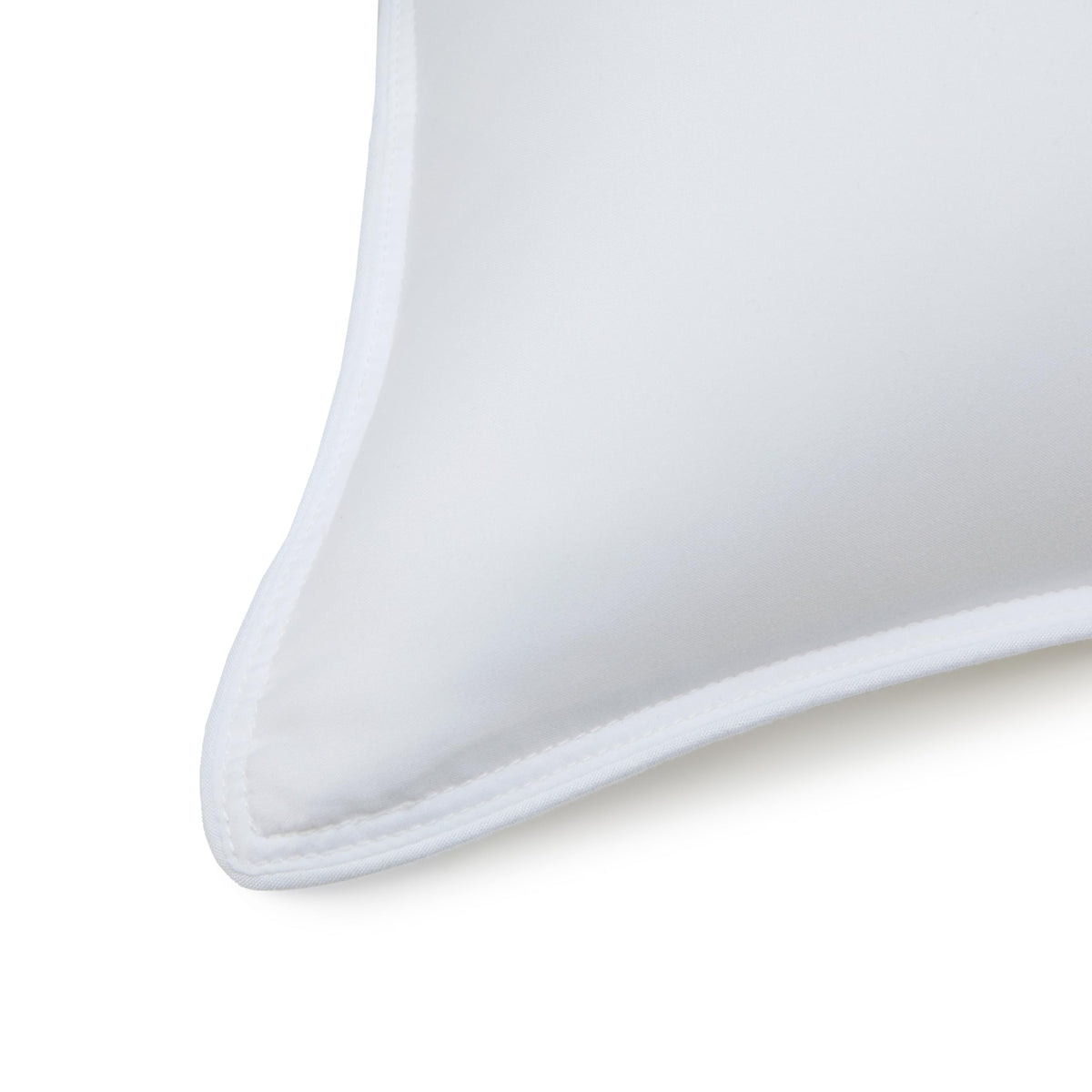 Amazon Basics 2-pack pillow set on bed for convenient value