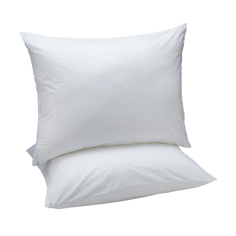 Amazon Basics down-alternative pillow set 26x20 for allergy-friendly comfort.