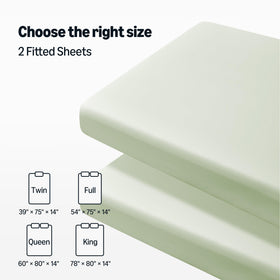 Amazon Basics durable, long-lasting fitted sheet ready for daily use.