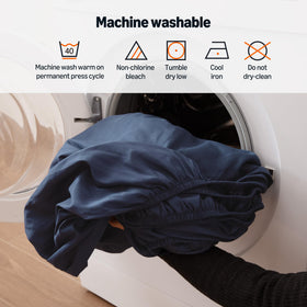 Amazon Basics durable long-lasting sheet resists wear and color fading