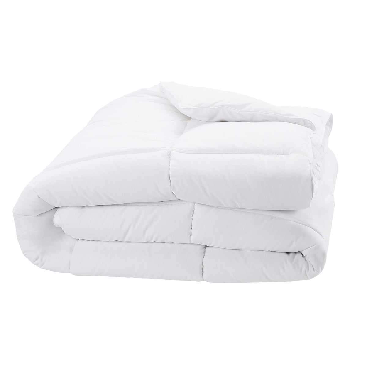 Amazon Basics duvet insert with corner tabs ready for easy bed styling.