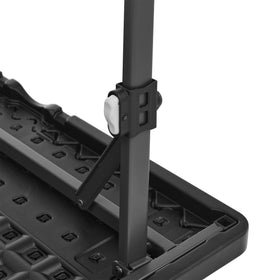 Amazon Basics table legs with protective caps prevent floor damage.