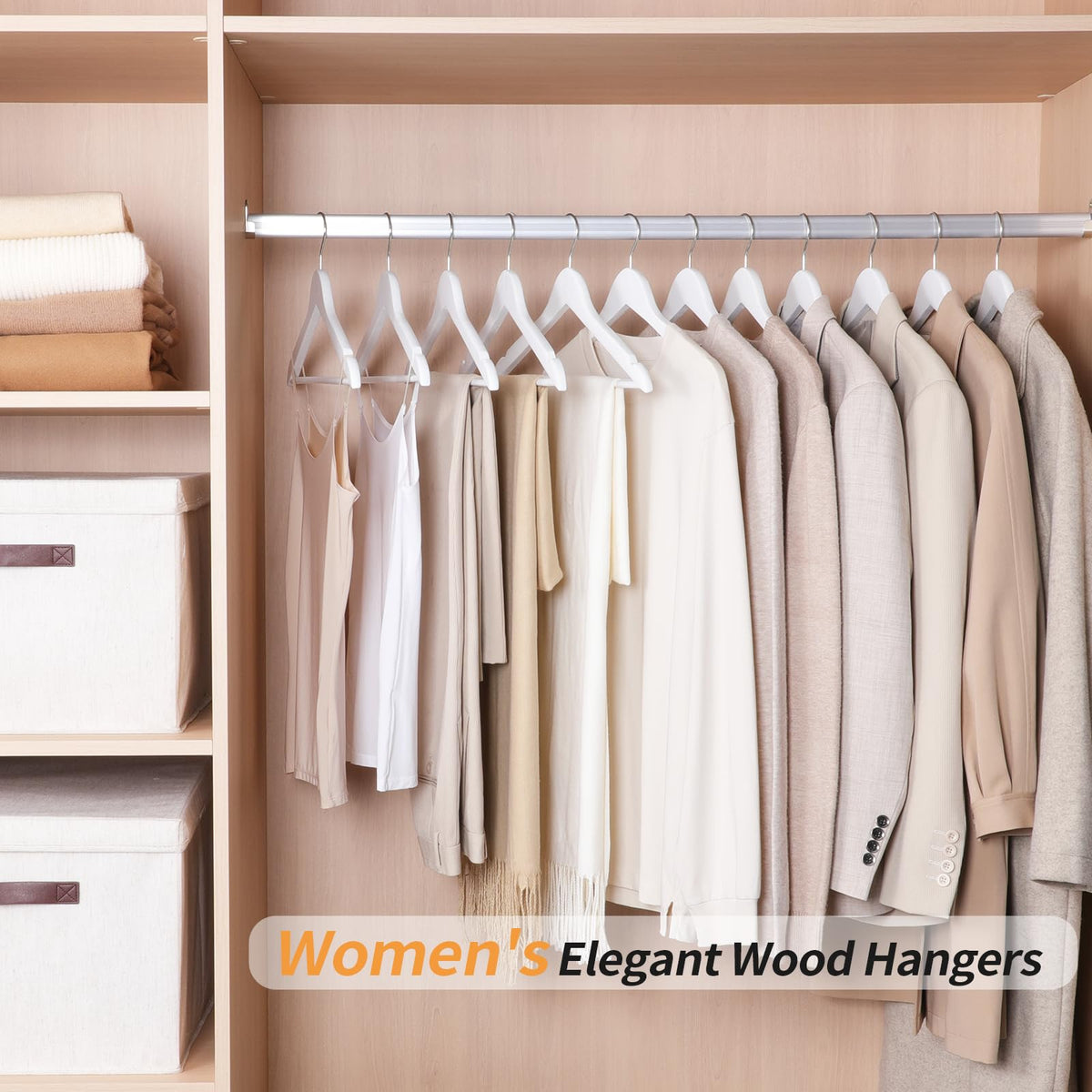 Amazon Basics pack includes 20 hangers for easy closet organization and space efficiency