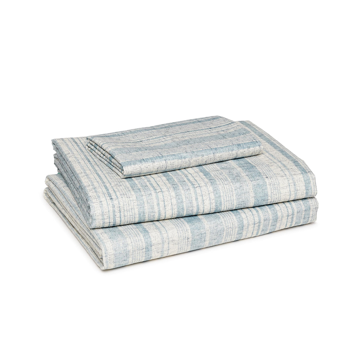 Amazon Basics bedding with 55% GRS recycled polyester content for eco-friendly choice.