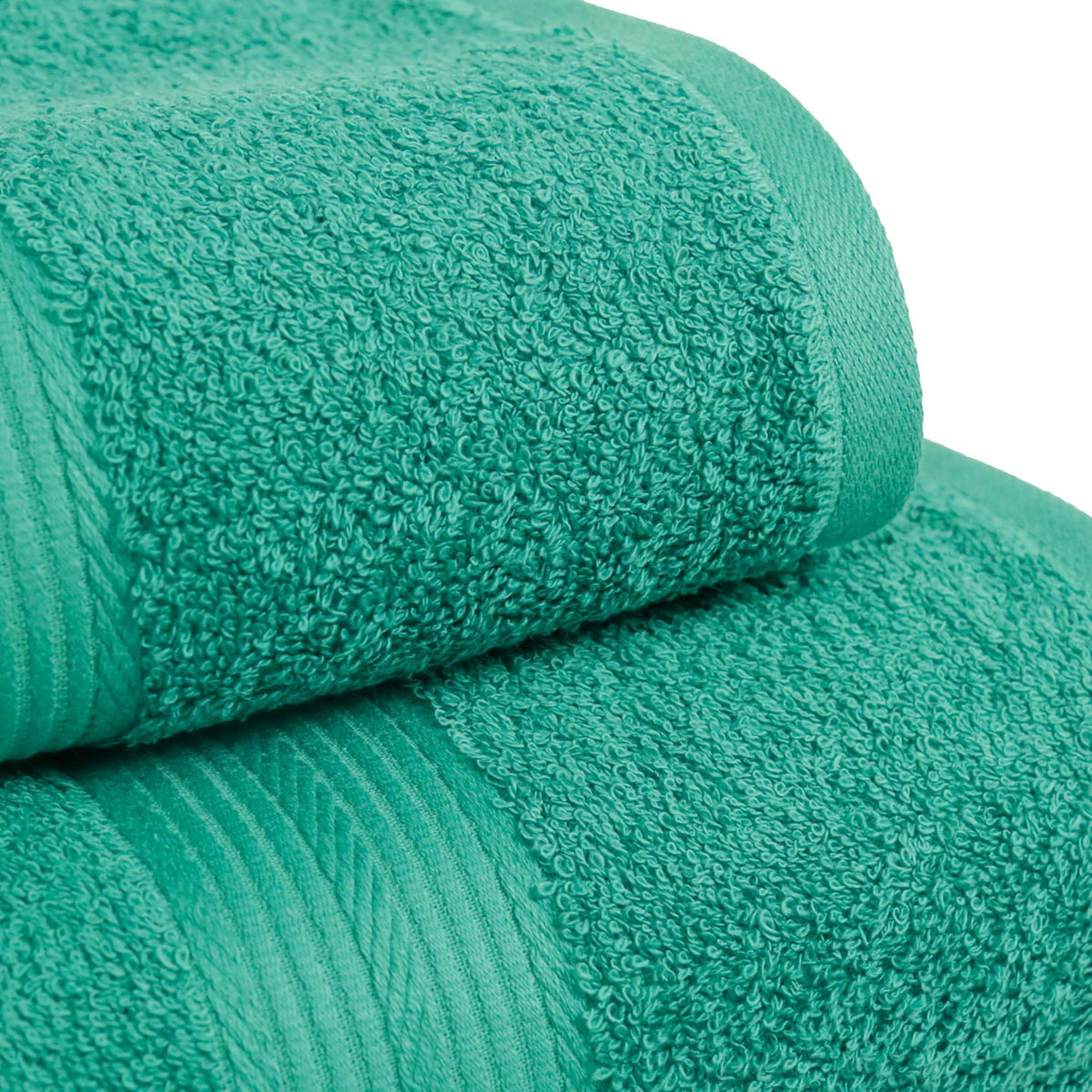 Amazon Basics hand towels teal 26x16 inches for quick-dry routines.