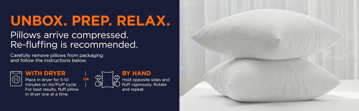 Amazon Basics hypoallergenic down-alternative cushion offers soft, fluffy look
