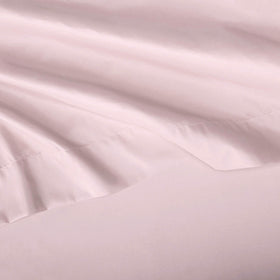 Amazon Basics kid's sheet set pillowcase in light pink, everyday use