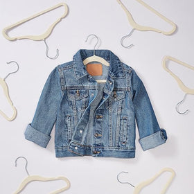 Amazon Basics 11.6-inch hangers offer durable daily use in busy closets.