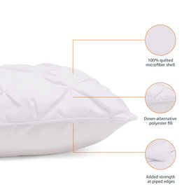 Amazon Basics lightweight microfiber shell feels soft and breathable.