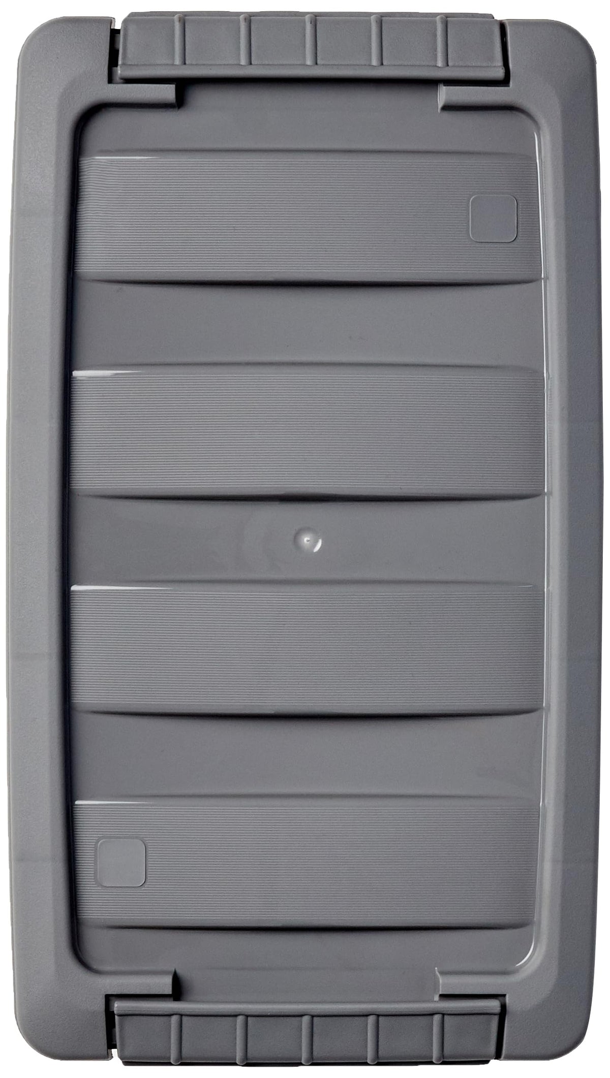 Amazon Basics lightweight, portable bins ideal for under-bed storage.