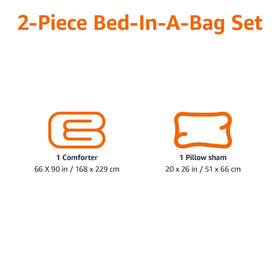 Amazon Basics microfiber fabric delivers ultra-soft touch for cozy kid-friendly bedding.