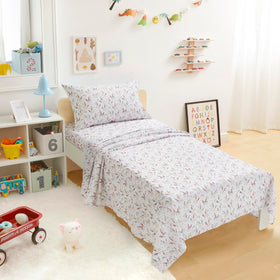 Amazon Basics twin unicorn pattern sheet set for kids offers cozy microfiber comfort.