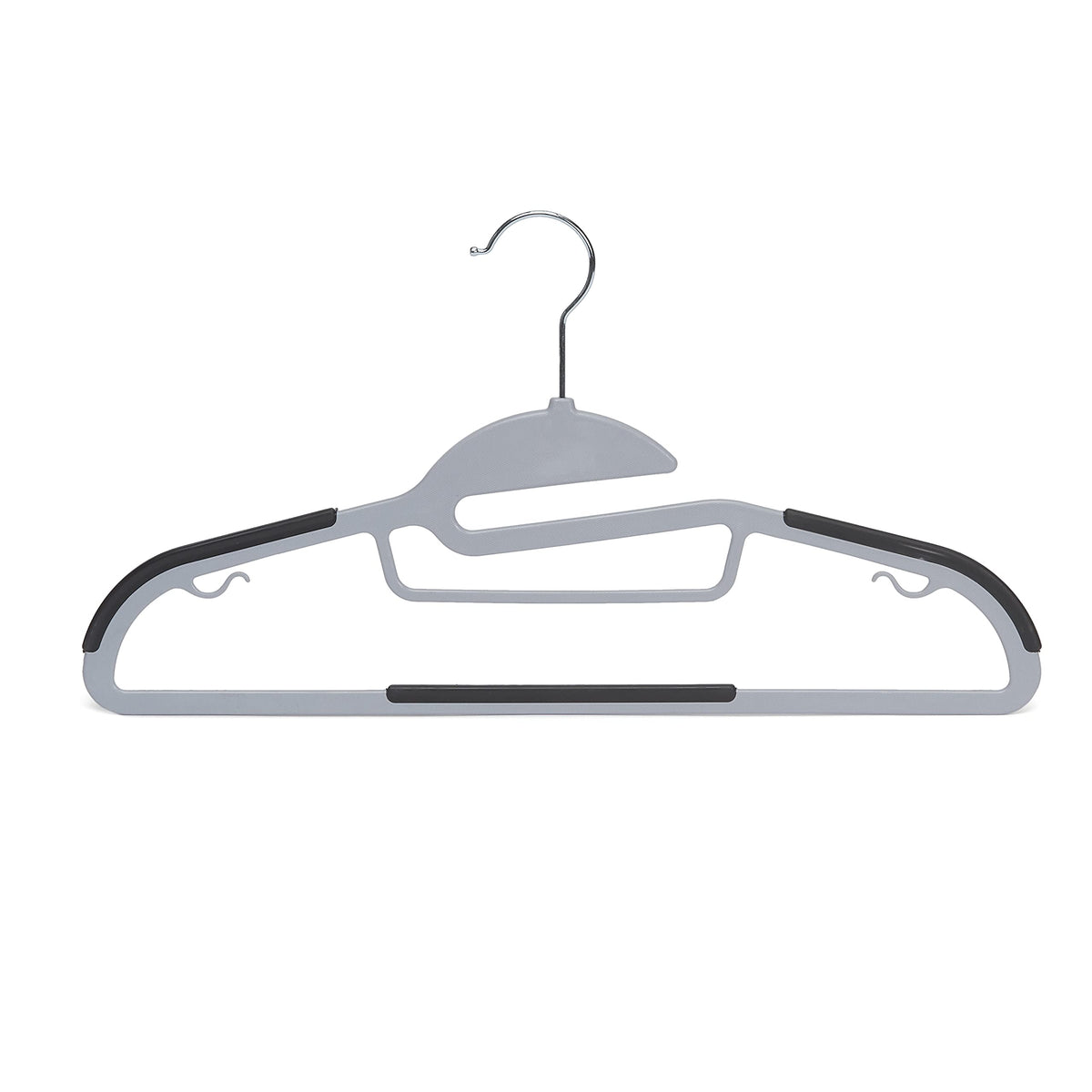Amazon Basics nonslip rubber grips keep garments secure and wrinkle-free