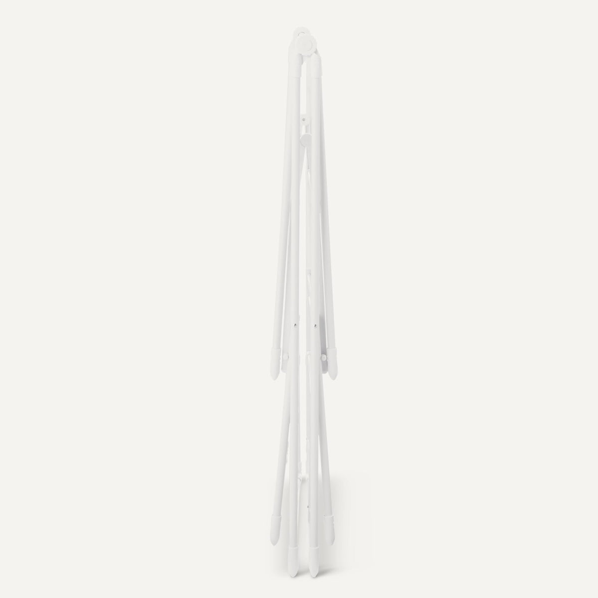 Amazon Basics pole detail highlights durable poles and rust-resistant frame