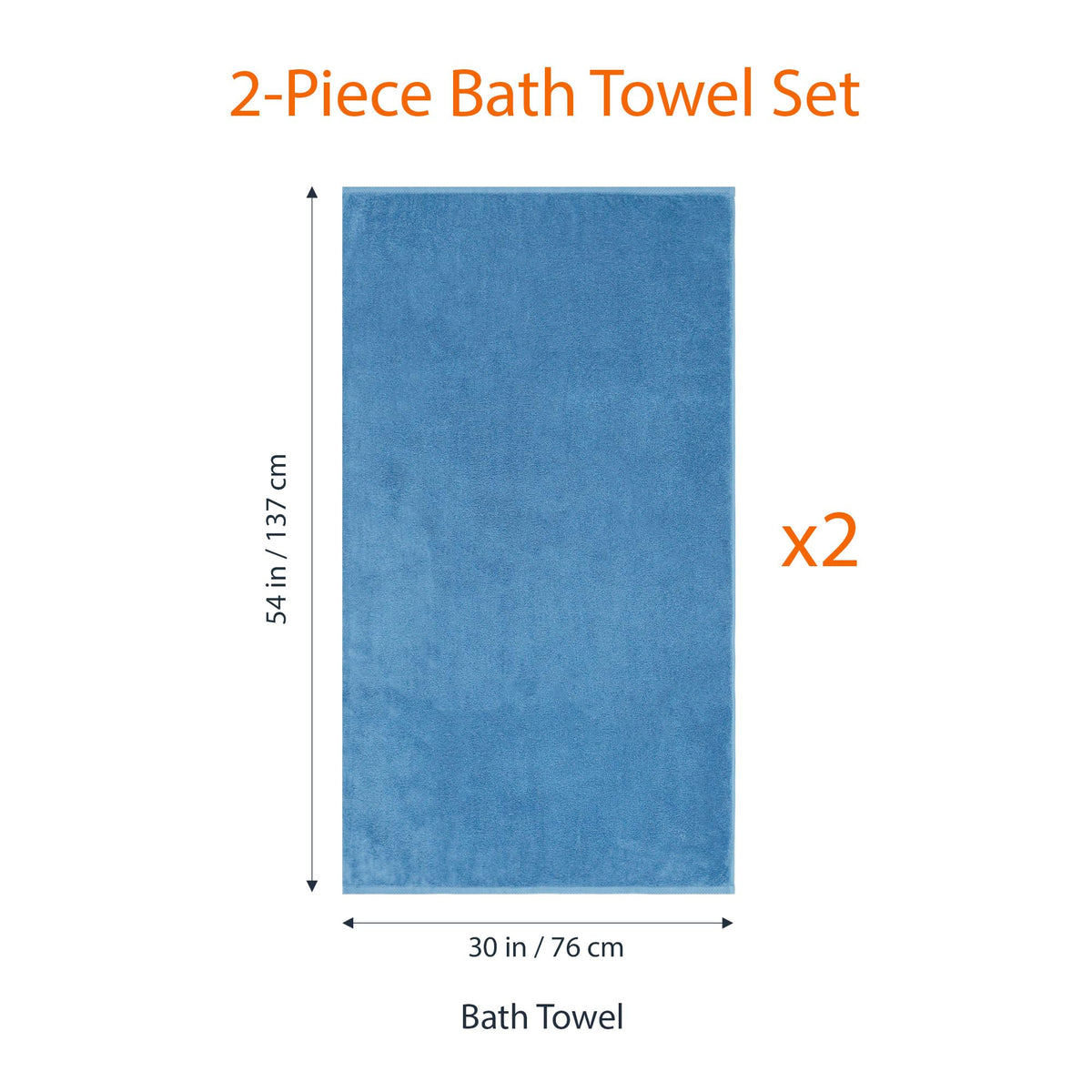 Close-up of cotton fibers on Amazon Basics quick-dry towel in lake blue