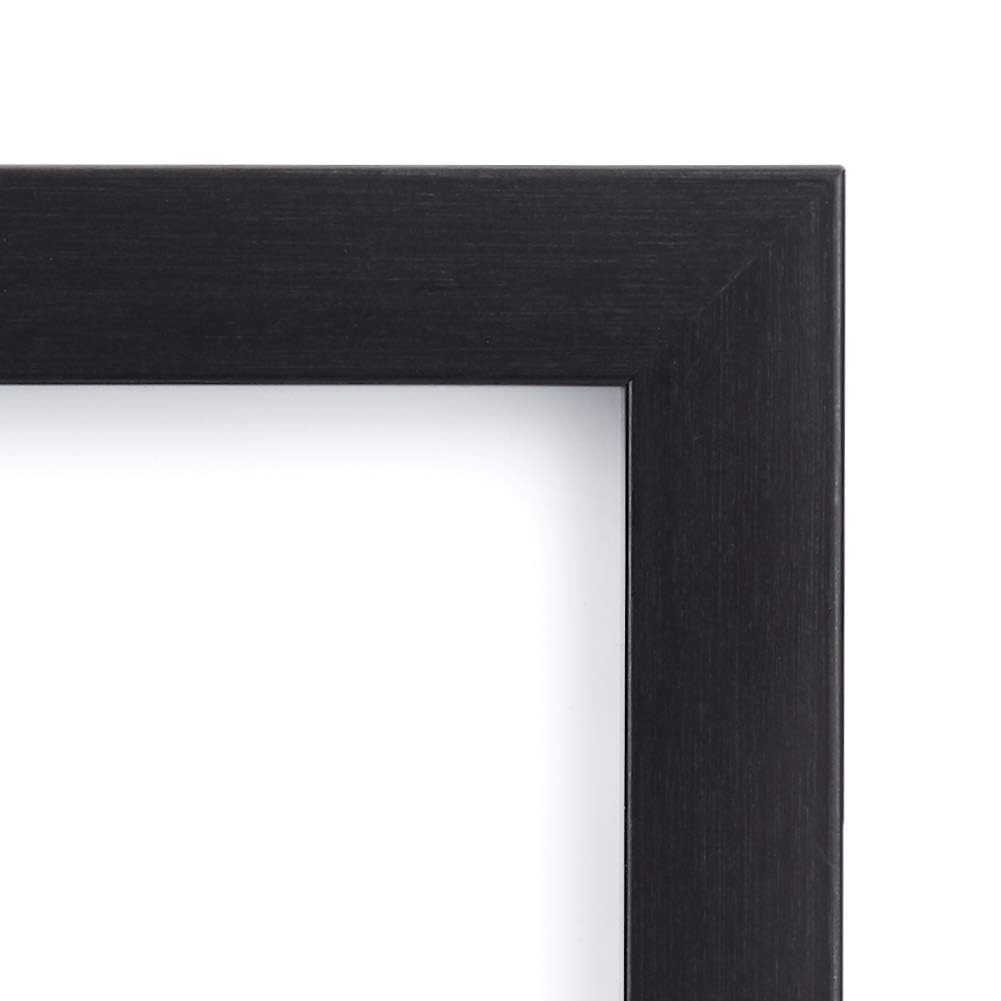 Amazon Basics black frame offers sleek, classic display in any room.