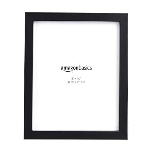 Amazon Basics 8x10 frame with wall hanging hooks for flexible display