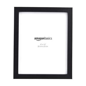Amazon Basics 8x10 frame with wall hanging hooks for flexible display