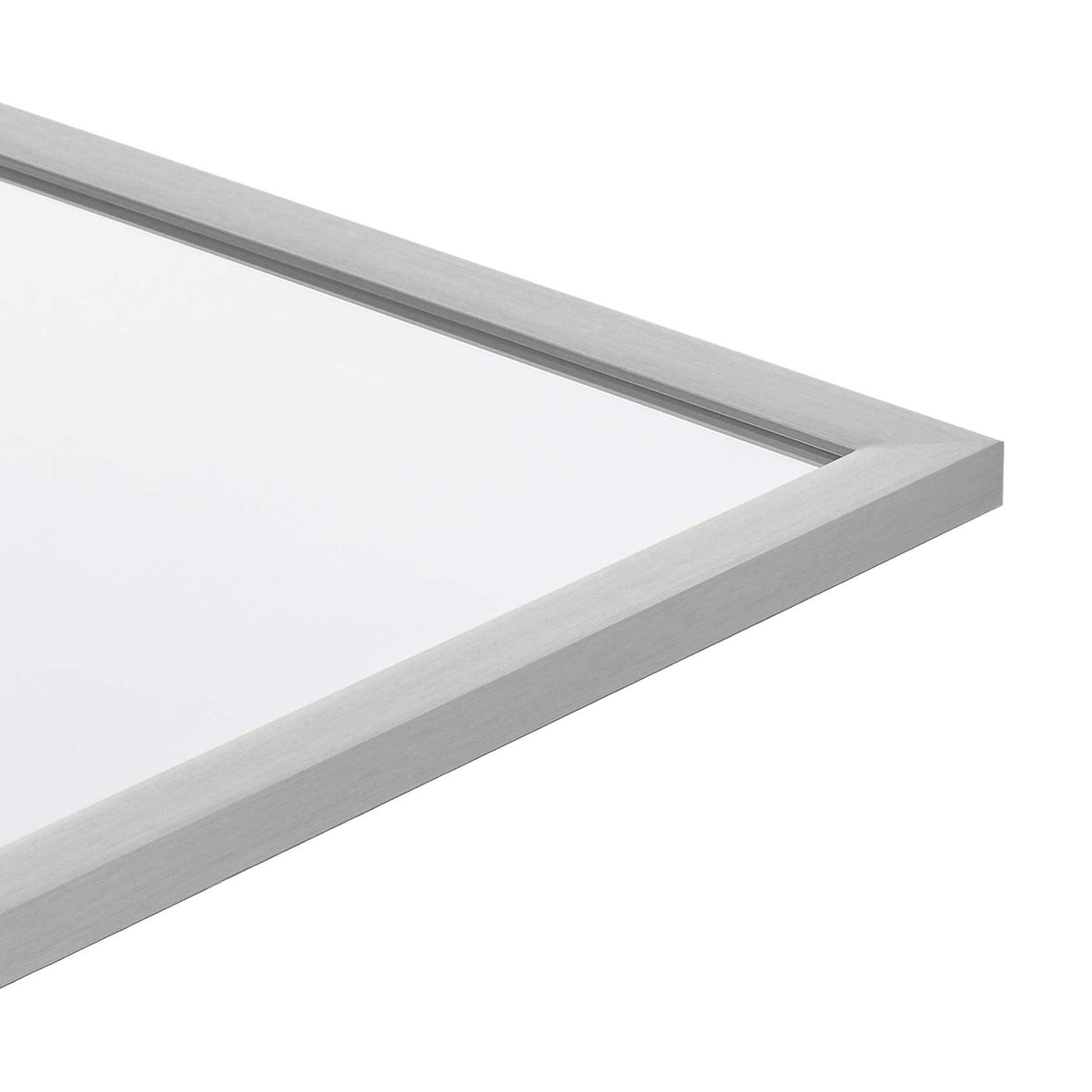 Amazon Basics rectangular mirror 24x36 can be mounted vertically for tall spaces