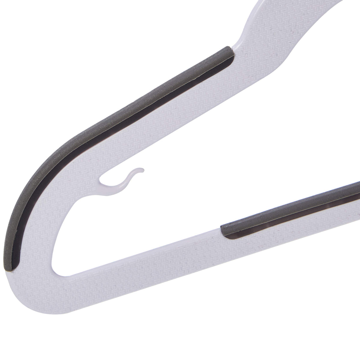 Amazon Basics small hangers fit kids' wardrobes and preserve garment shape.