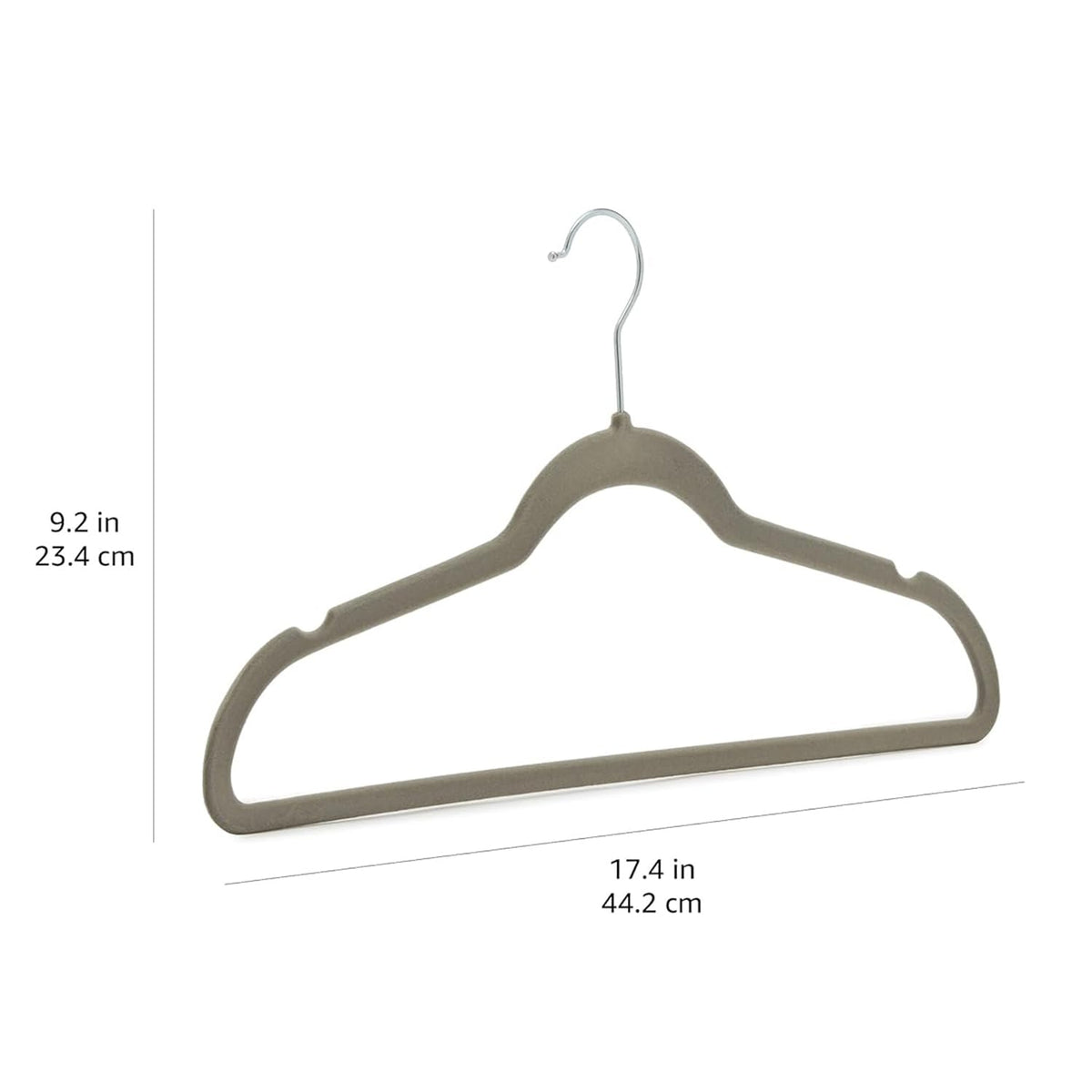 Amazon Basics space-saving design helps maximize closet capacity.