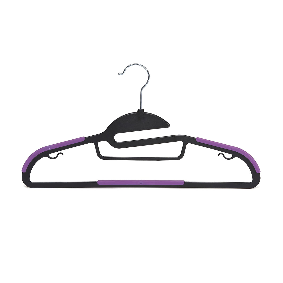 Amazon Basics hanger with 360-degree swivel hook for easy closet access