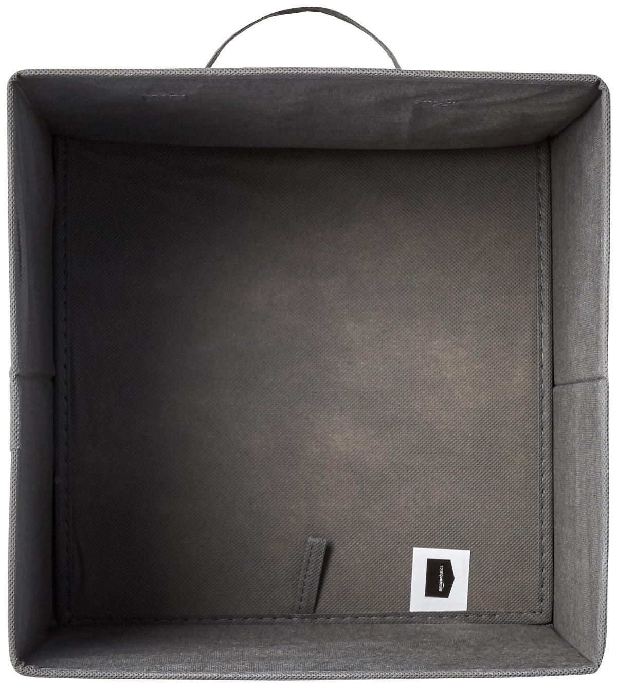 Amazon Basics storage drawer cubes shown in cubby setup for easy access.