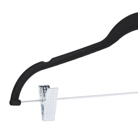 Amazon Basics velvet skirt hanger with clips pack of 50 for closet efficiency.