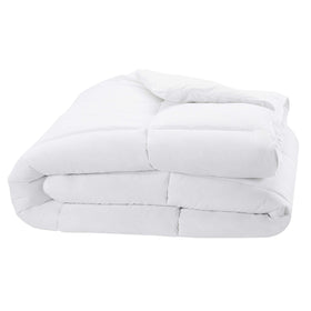 Amazon Basics king duvet in vacuum-sealed pack ready to decompress after opening