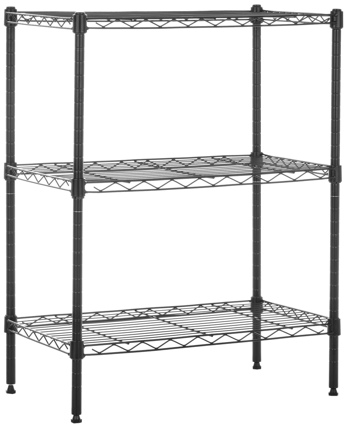Amazon Basics 3-Shelf rack assembling setup for easy storage in garage