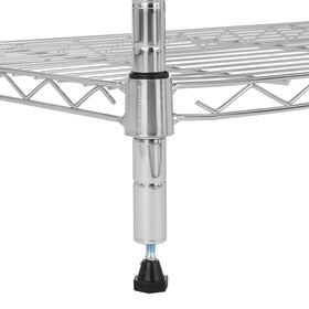 Amazon Basics adjustable shelves with 1-inch height increments