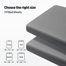 Amazon Basics easy-care sheet: machine washable and quick to dry.