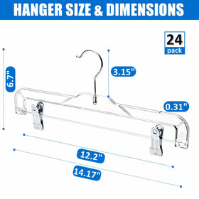 Amber Home 360° rotating hook keeps outfits easy to view and access.