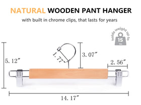 Amber Home hanger with chrome swivel hook for easy access.