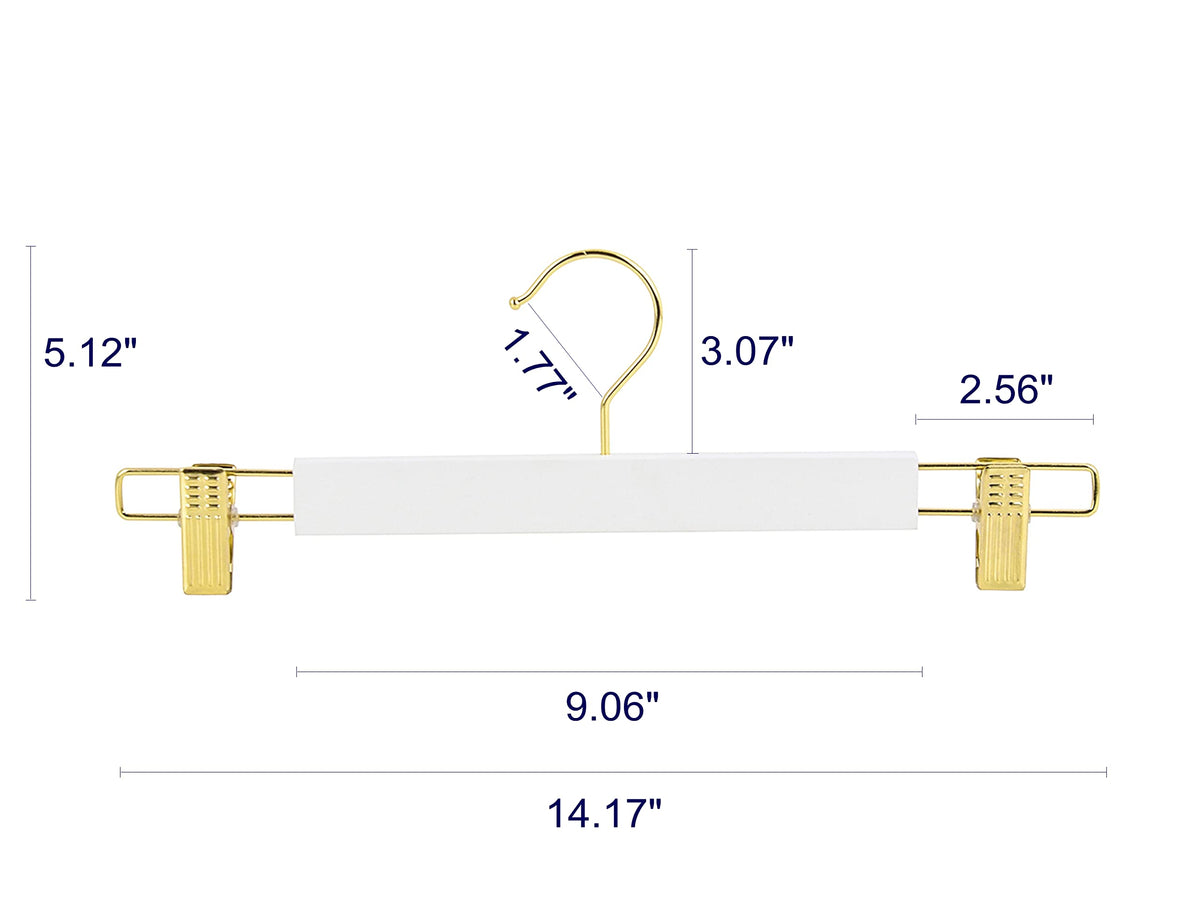 Amber Home gold hook 360 swivel pant hanger for easy access
