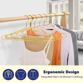 Amber Home 17-inch hanger bottom bar for jeans and trousers.