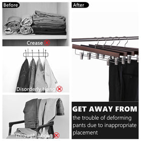 Amber Home multi-use hanger for towels, linens, scarves.
