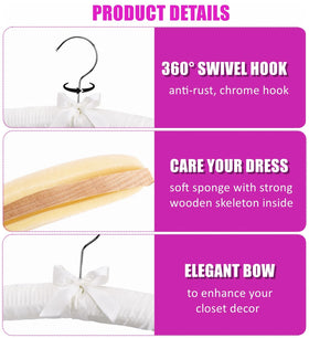 Amber Home padded hanger with anti-slip padding protects shoulders gently.