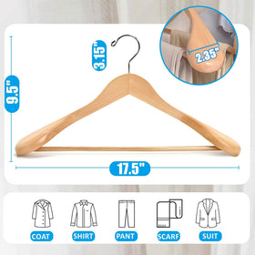 Amber Home pants bar non-slip keeps pants crease-free.