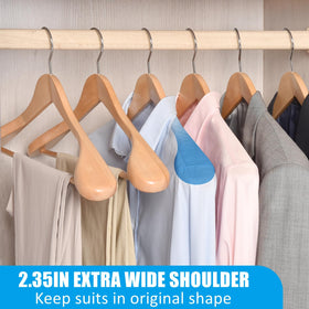 Amber Home screw-reinforced pants bar supports heavier clothing securely.