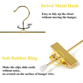 Amber Home space-saving 12-inch hanger for compact closets