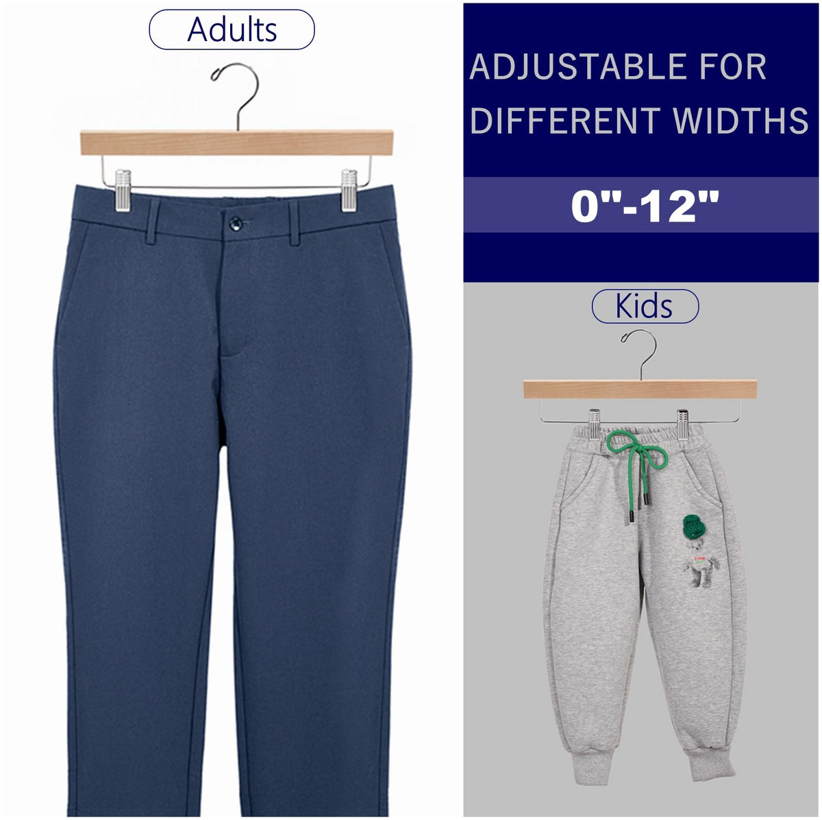 Amber Home 360° swivel hook enables easy access in any closet.