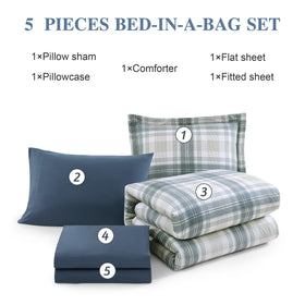AMBERSPACE bed-in-a-bag packaging ready for quick bedroom refresh