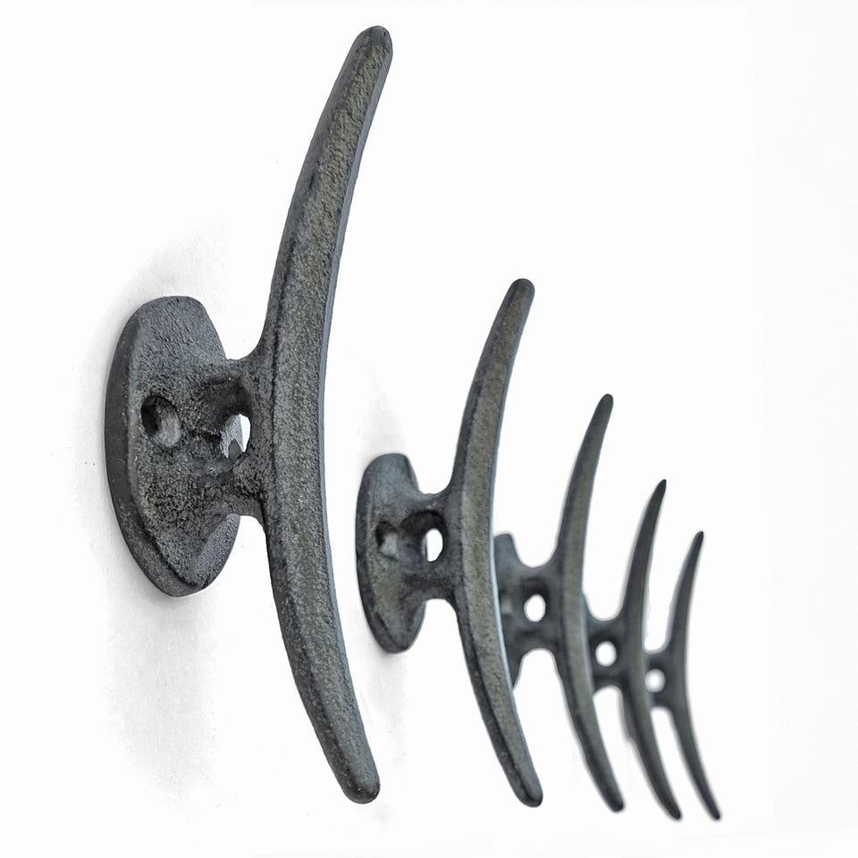 Ambipolar decorative coat hook on wall mount in antique black for elegant entryway storage.