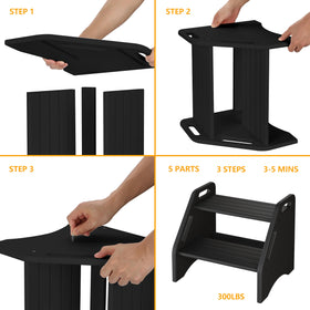 AMBIRD kitchen-use stool helps access high cabinets safely