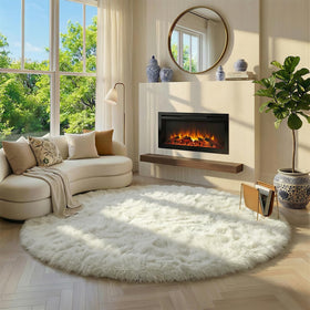 Amdrebio soft plush rug ideal for teen bedrooms and lounges.