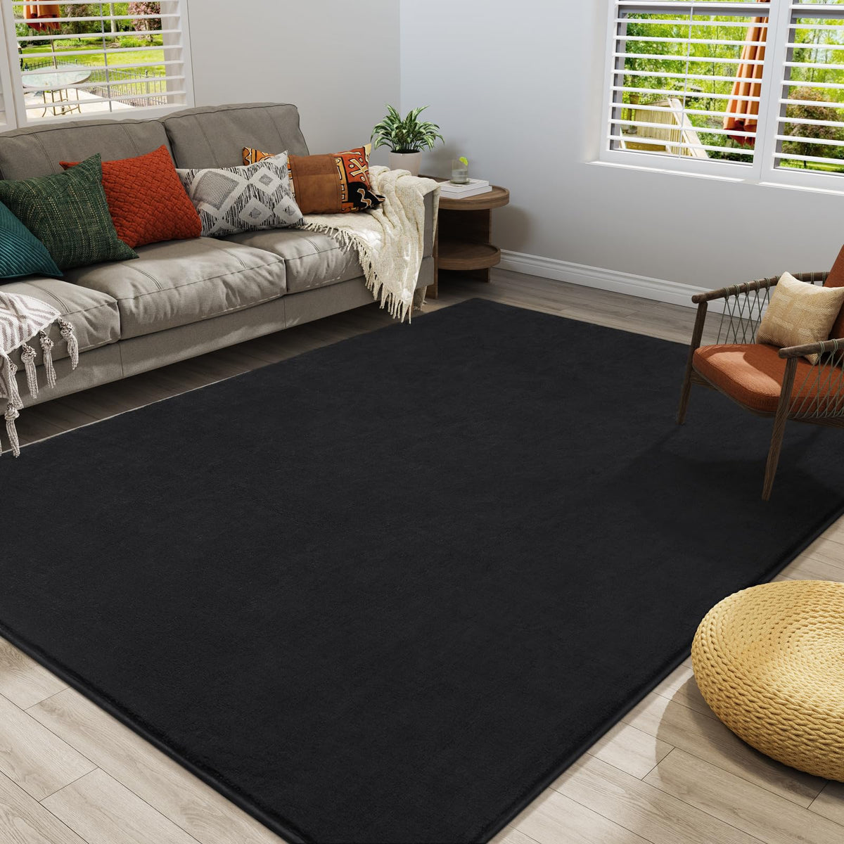 Amearea easy-clean rug ready for quick maintenance.