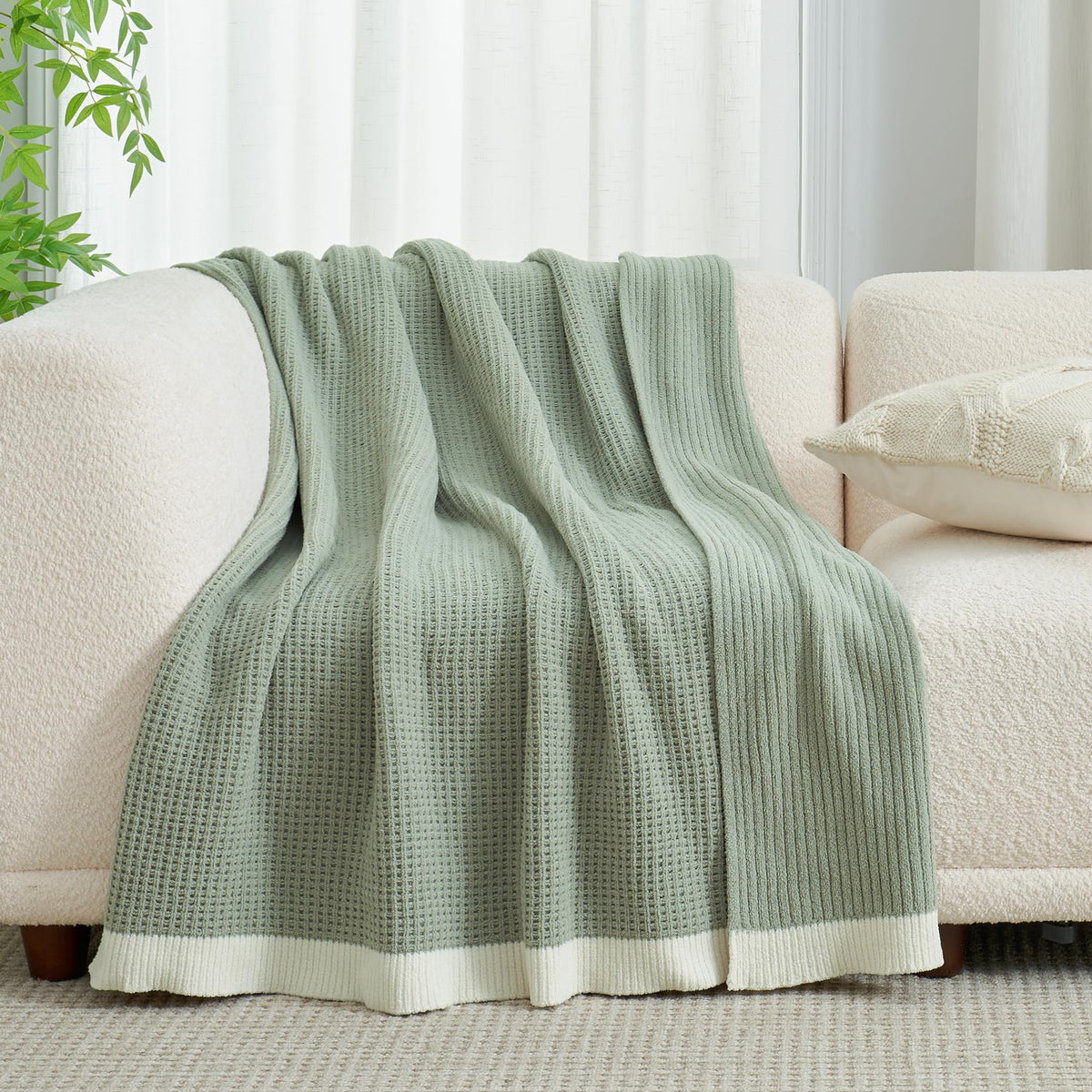 Amélie Home machine-washable durable knit for easy care and busy households.